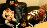 Sundhedsplejerske besøger syrisk familie i Danmark